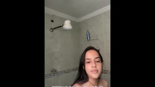 I take a very hot and sensual shower if you want to see my complete and uncensored video subscribe t