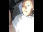 Preview 2 of Kitty Kash gets fucked in the car during the day