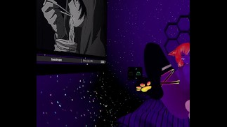 Virtual femboi takes it in ass for chat~