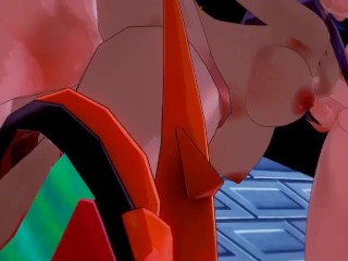 Pyra fucks and sucks two studs at a Smash Bros retreat - Xenoblade Chronicles 2 (3D Hentai)