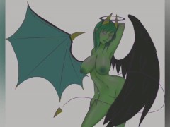 Speed Paint: Smoking And Posing