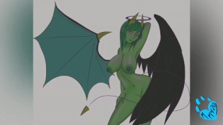 Speed Paint: Smoking And Posing