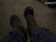 Preview 2 of I wore the same socks for 5 days here’s what happened - 5 days of sock goodness - Day 1 - Manlyfoot