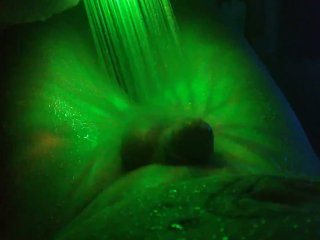 Neon water orgasm trans pussy 
