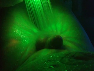 Buceta Trans com Orgasmo De água Neon