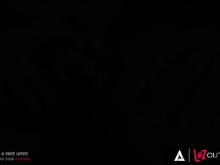 LEZ CUTIES - Brunette Snow Bunnies Keep Warm_With 3-WayButt Play + Cunnilingus!