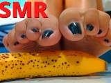 ASMR 🎧 Banana Crushing