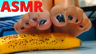 ASMR 🎧 Banana Crushing