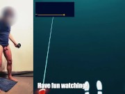 Preview 1 of Expert Beat Saber player enjoying a remote-controlled vibrator for extra VR immersion