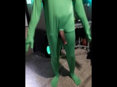 Green morph suit 👌 