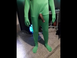 Green morph suit 👌 
