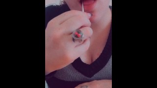 Mistress likes her lollipop 