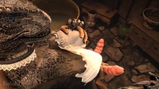 Argonian massing the maid LQ (withsound)