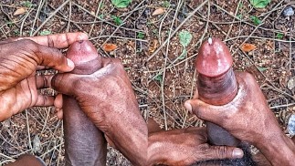 Thick Dick Horny Pervert Strokes his Veiny Hard Cock and Moans out Loud
