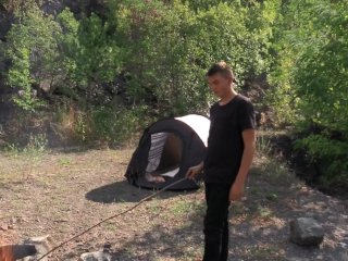 BigStr - Camper Sets Up The Camp & Has The Tent Ready To Get Fucked Whenever He Wants