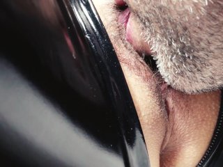 verified couples, orgasm, latex pussy licking