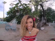 Preview 1 of Asian Babe Clara Trinity As MOANA Is Wet Like The Ocean VR Porn