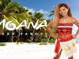 Asian Babe Clara Trinity as MOANA is Wet like the Ocean VR Porn