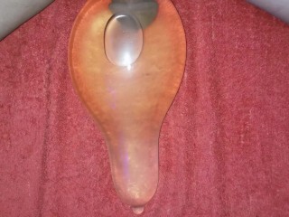 大量小便填满避孕套 |horsengine的