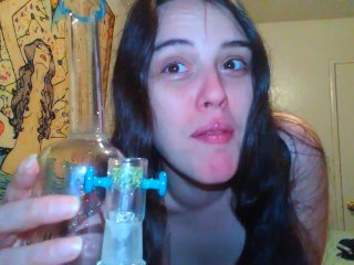 Don't Do THIS At Home! PinkMoonLust Smokes 420 off of a Dab Nail And Makes It All Dirty Yucky Sticky