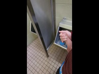 Johnholmesjunior in Very_Risky Mens Public Vancouver_Bathroom