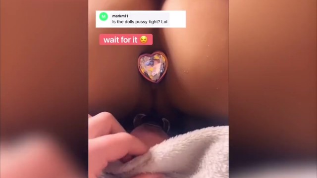 ✨ proving my tantaly doll’s pussy is tight // tiktok style vid ✨