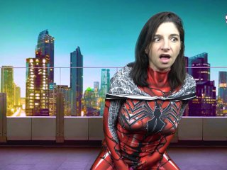 solo girl, spider gwen, exclusive, green screen