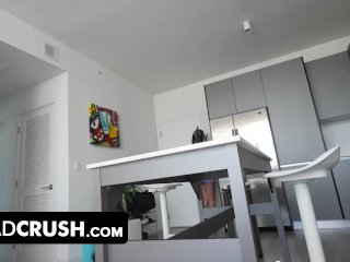 Dad Crush - Busty Latina Step Daughter Tempts Her Dirty Step Father And Makes Him Forget Her Guilt screenshot number 2