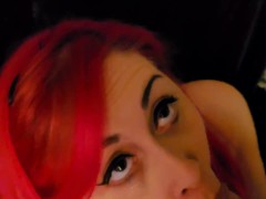 Hot Redhead Goth Milf Eros Empress passion blowjob