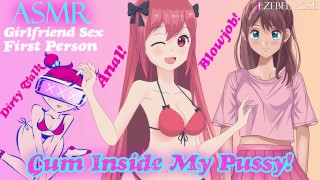 Roleplaying ASMR Dirty Talk Inside My Pussy Girlfriend