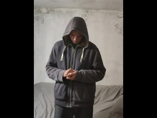 vertical video, home alone, fetish, solo male