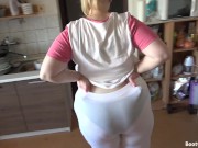 Preview 2 of Fucking with big ass Chubby in the Kitchen