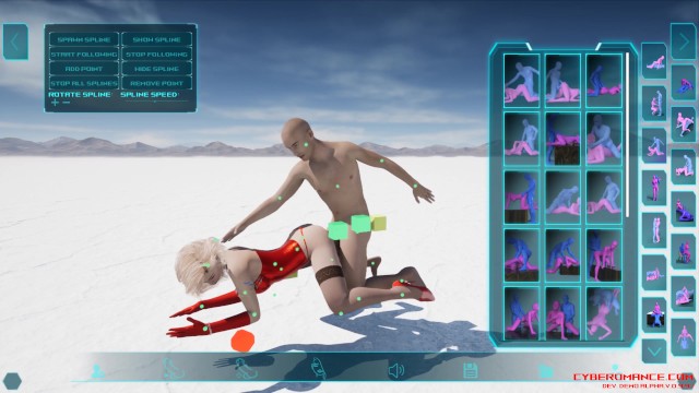 Cyberomance - Водная система, VFX эффекты, Rig Porn и т.д.