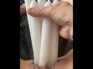 vertical video, verified amateurs, candle, fetish