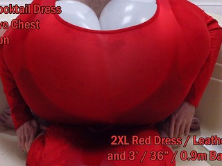 WWM - Inflação Maciça do Vestido Red Peito