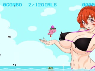 Maraglider Au-delà Du Bikini Aux Gros Seins [jeu PornPlay Hentai] Ep.1 Femme Géante Nue