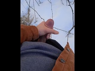 Jerking my dick off in front of this beautiful view!!! /Nature/Almost got Caught!