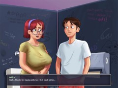 Summertime Saga - Fodi a Minha Amiga Peituda no Banheiro pt.13