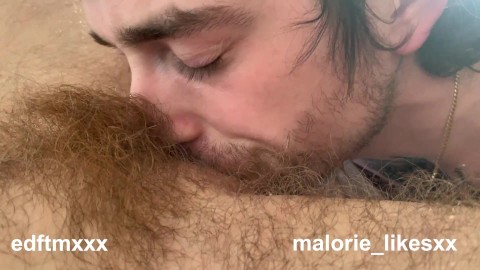 Malorie Likes licking Eddy's ftm pussy