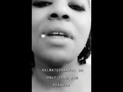 Freestyle Pornetry with Sexy MILF #detroitsoprah #xanthishine