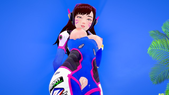 D.VA ПОКРЫТА СПЕРМОЙ! Overwatch 3D ХЕНТАЙ