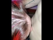 Preview 4 of Watch Pinkpixie420 as she pleases her "daddy" by gagging on his cock(teaser)