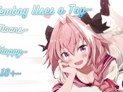 Preview 5 of You Make Your Femboy Hump a Vibrating Toy~ | NSFW | Moaning | Wet | 18+ | Lewd | Remote Toy~