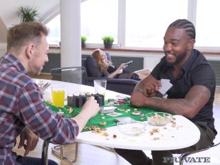 Private Black - Redhead Belle Claire Double Dark Dicked!