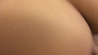 Neighbor next door helping my step brother stretch my pussy. Cuck husband watches