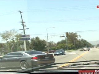 Pick up a busty blonde slut with a tattoo for a fuck and a facial