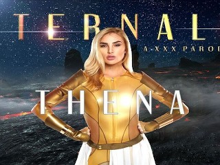 Busty Babe Kenzie Anne as ETERNAL THENA is all yours VR Porn