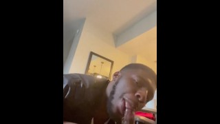Swallowing DL Black Fat Dick Pov Charlotte What The Fuck Is Going On With My Throat