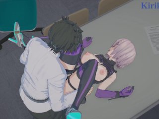 Mash Kyrielight and Ritsuka Fujimaru_Have Deep Sex in the Office. - Fate/Grand Order_Hentai