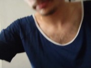 Preview 1 of lonely in my room, cum in my chest woow